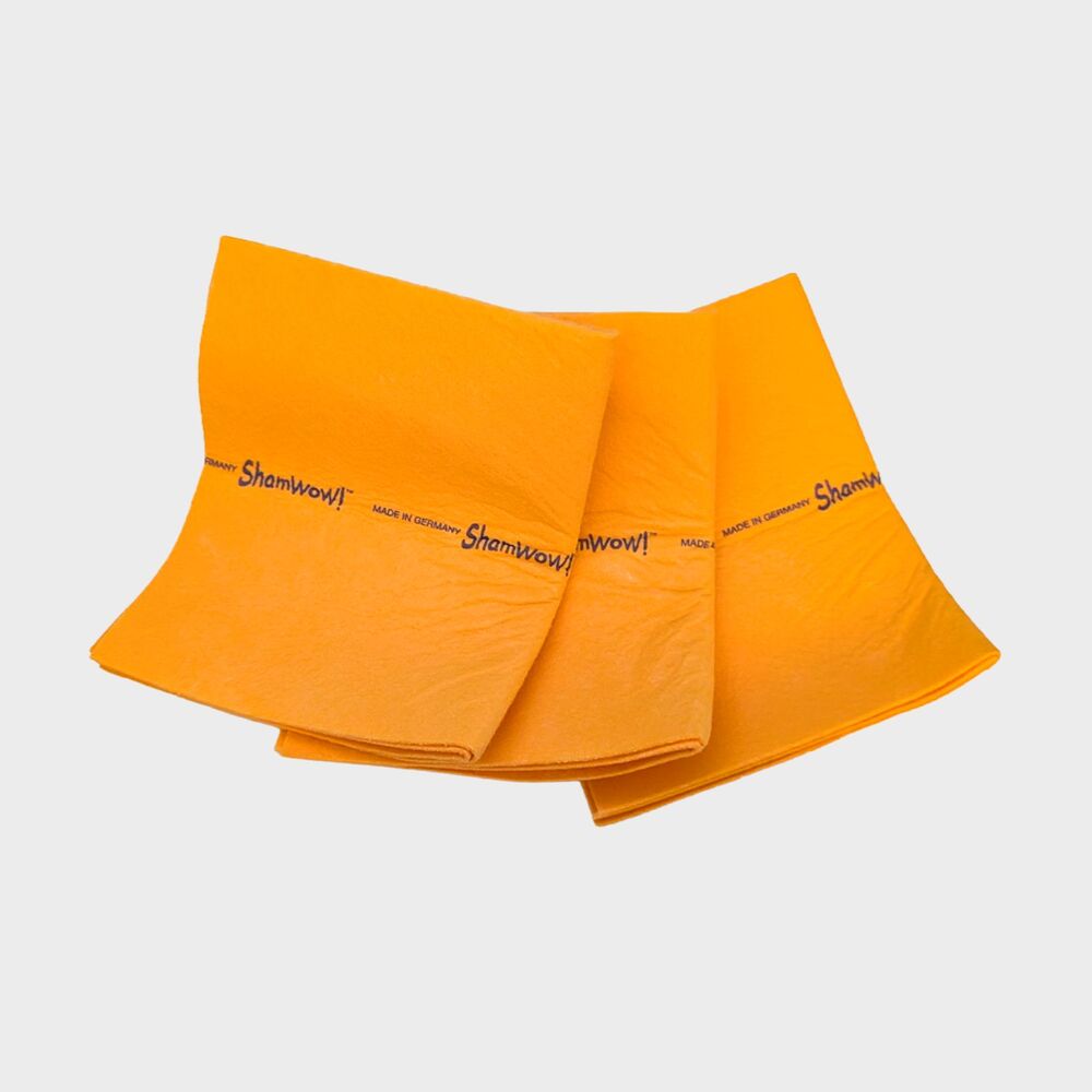 ShamWow 3 Large Towels Open Box Super Absorbent Chamois Cleaning Cloth NEW